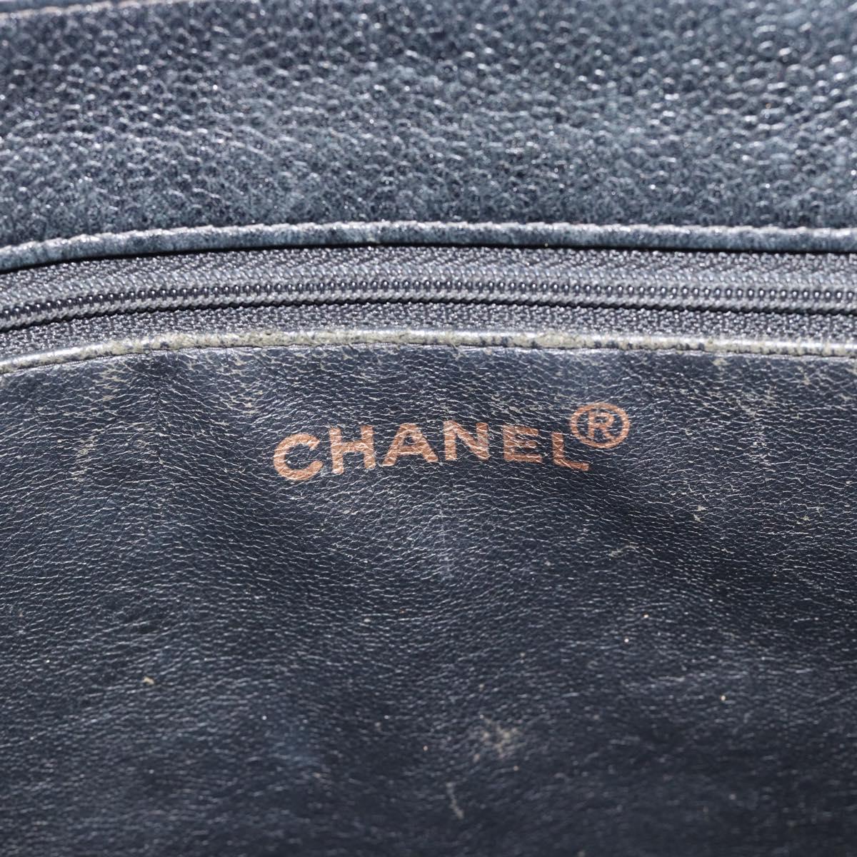 Chanel Black Caviar Leather Tote