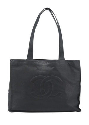 Chanel Black Caviar Leather Tote