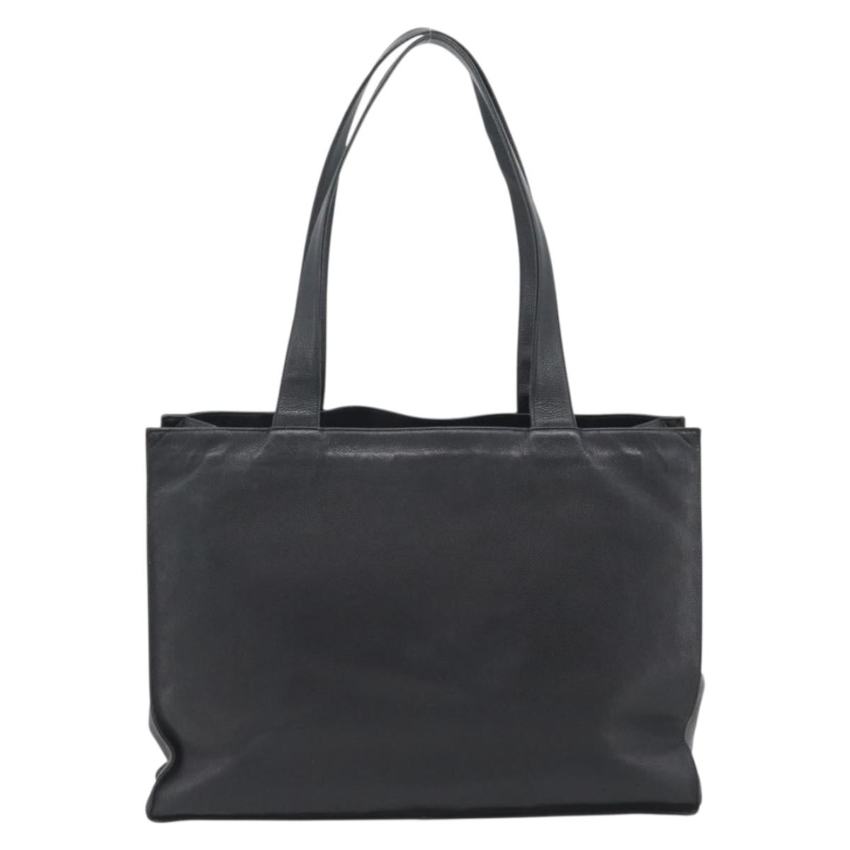 Chanel Black Caviar Leather Tote