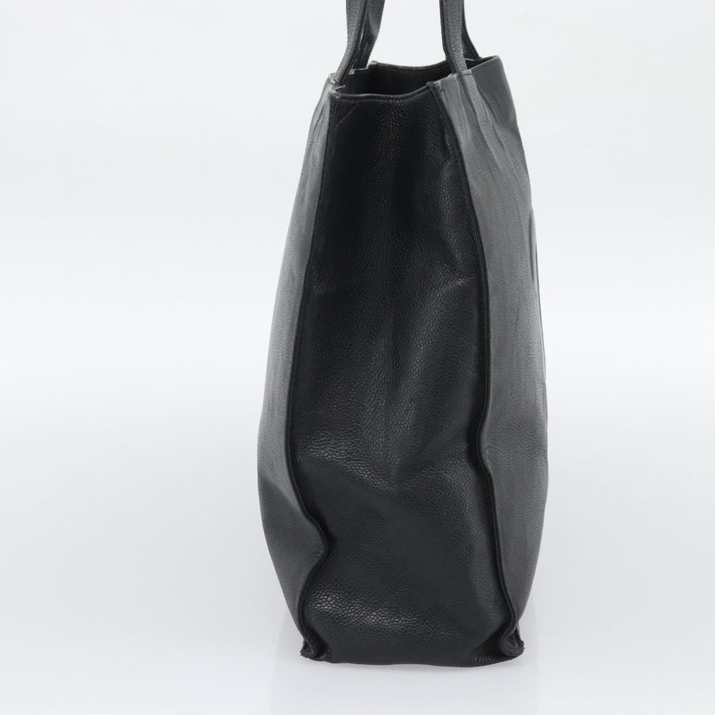 Chanel Black Caviar Leather Tote