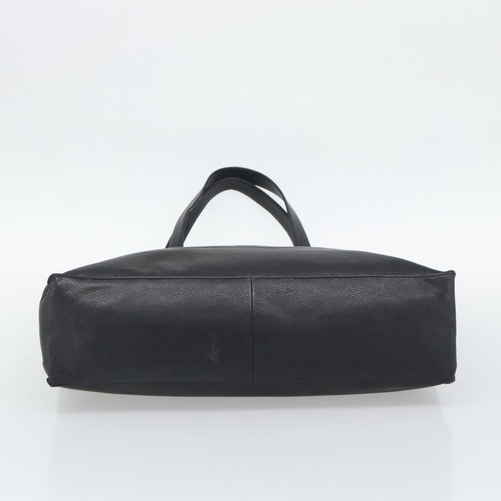 Chanel Black Caviar Leather Tote