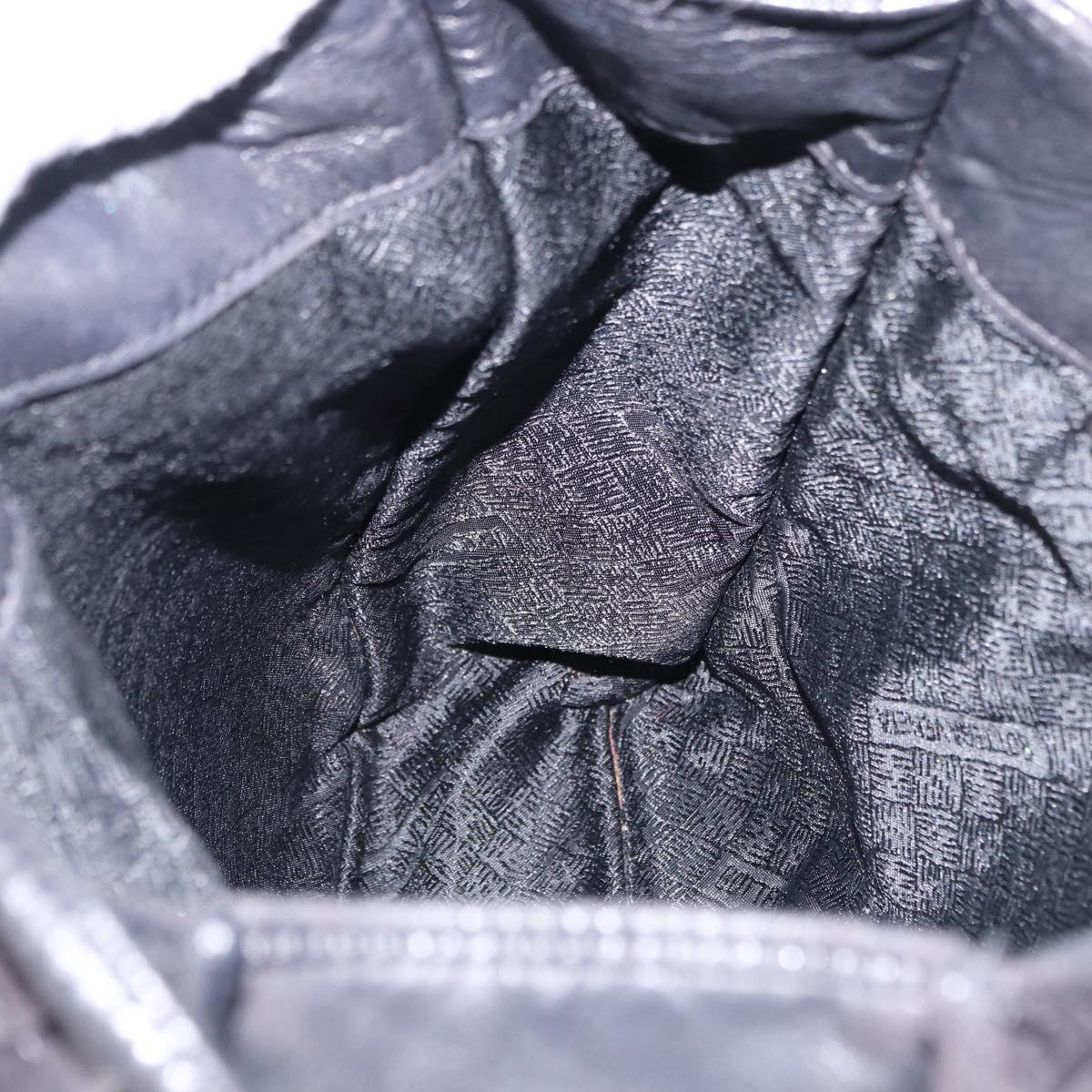 Bottega Veneta Intrecciato Black Shoulder Tote