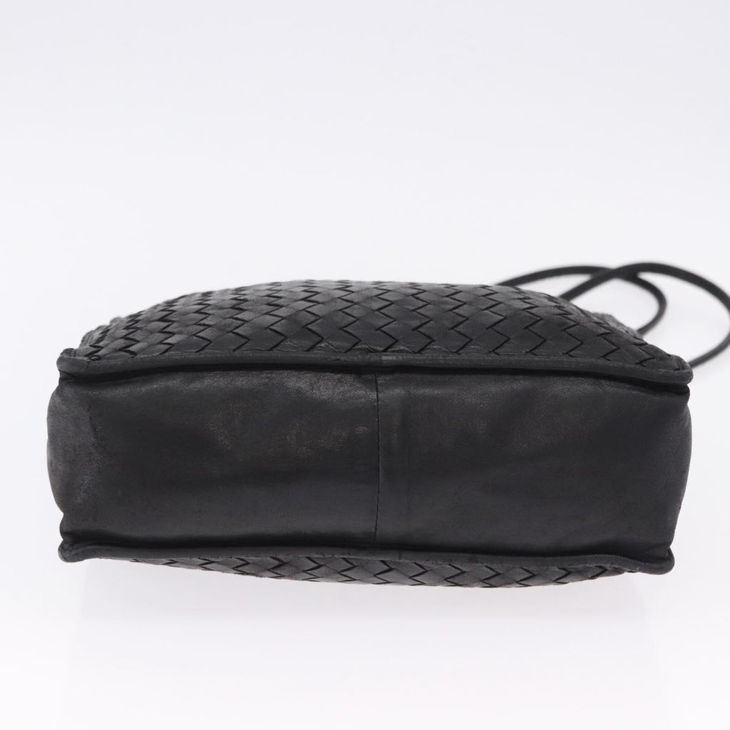 Bottega Veneta Intrecciato Black Shoulder Tote