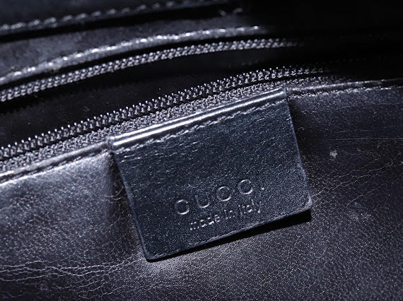Gucci Black Bamboo Shoulder Bag