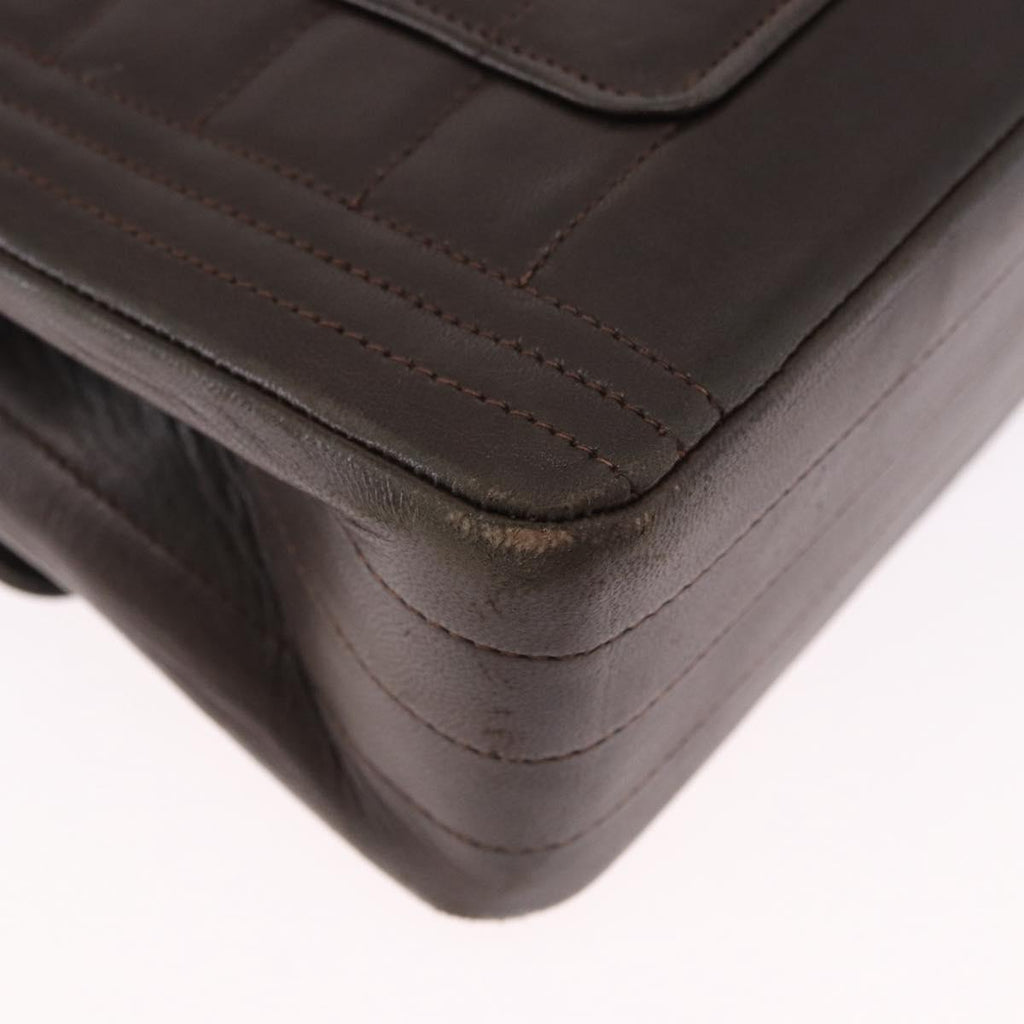 Chanel Brown Leather Flap
