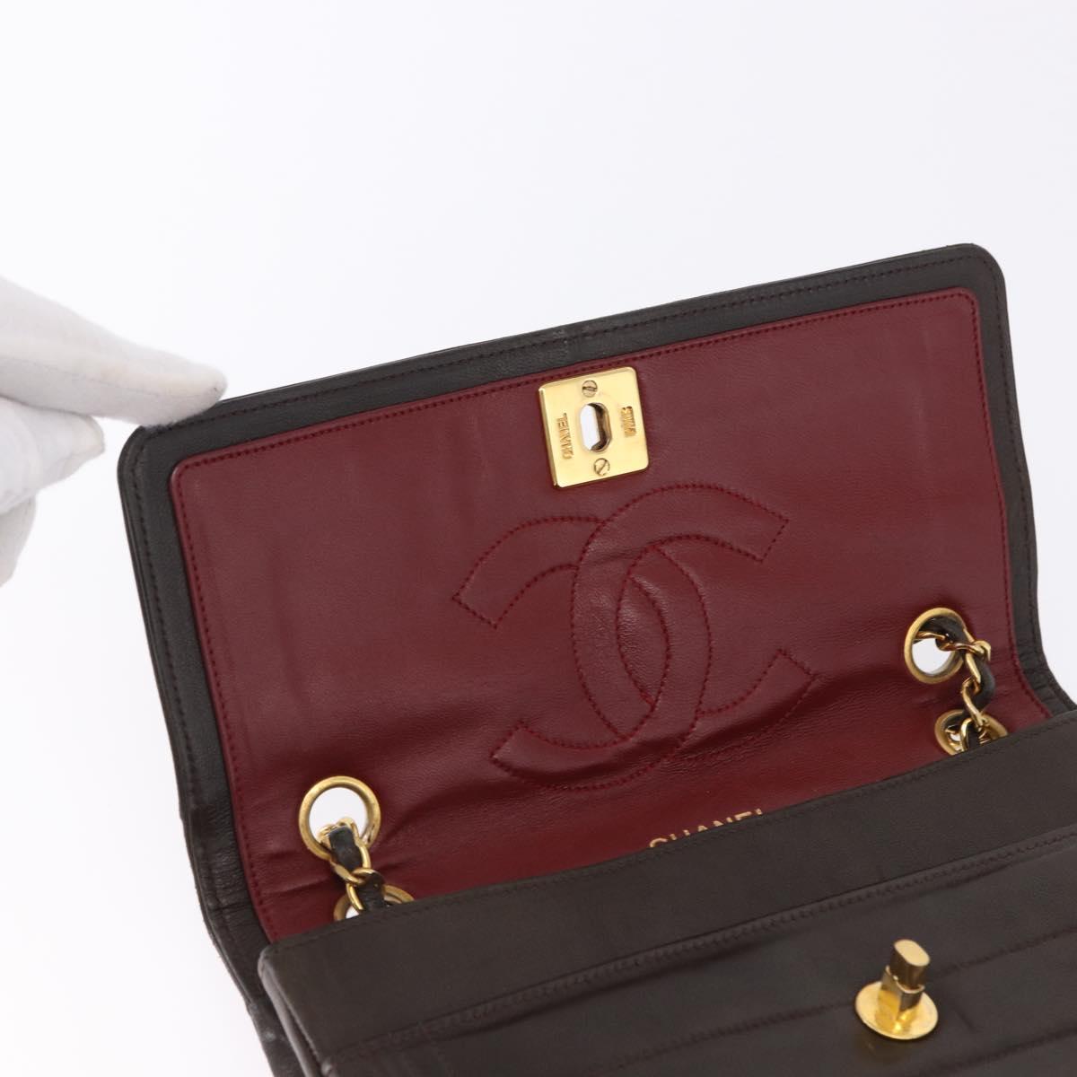 Chanel Brown Leather Flap