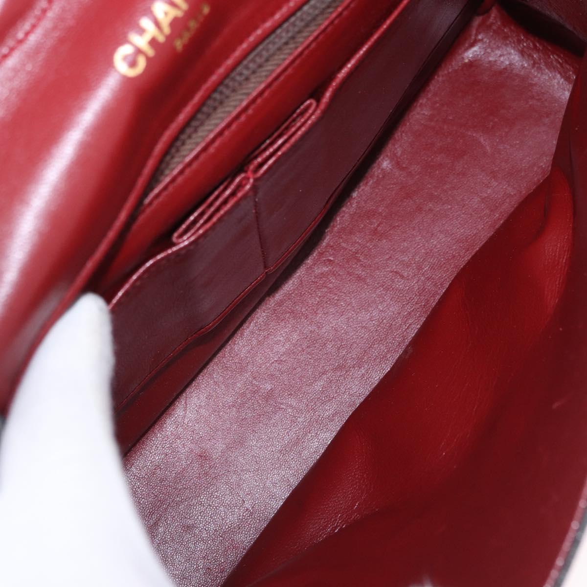 Chanel Brown Leather Flap