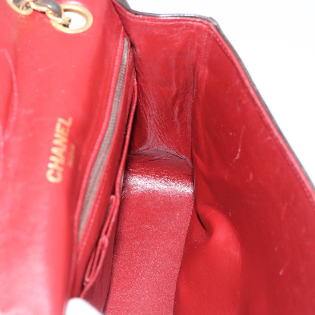 Chanel Brown Leather Flap