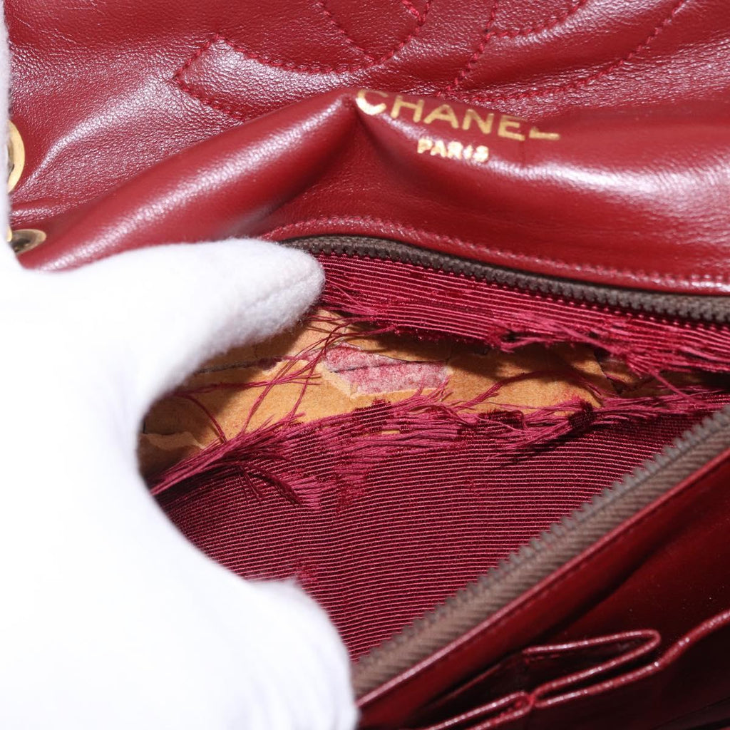 Chanel Brown Leather Flap