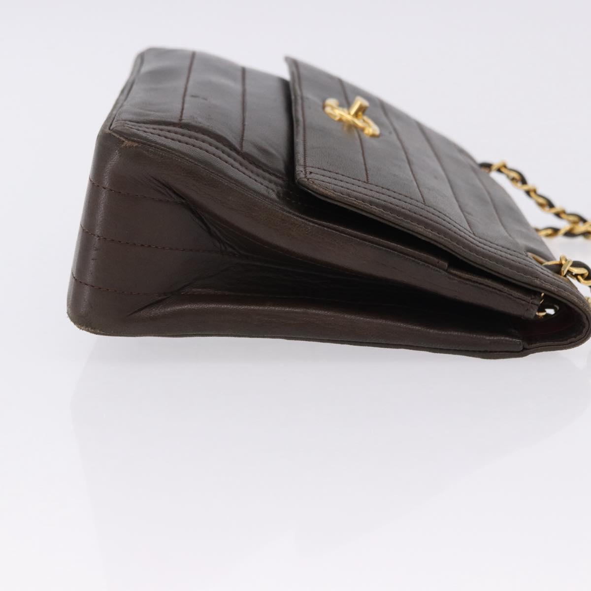 Chanel Brown Leather Flap