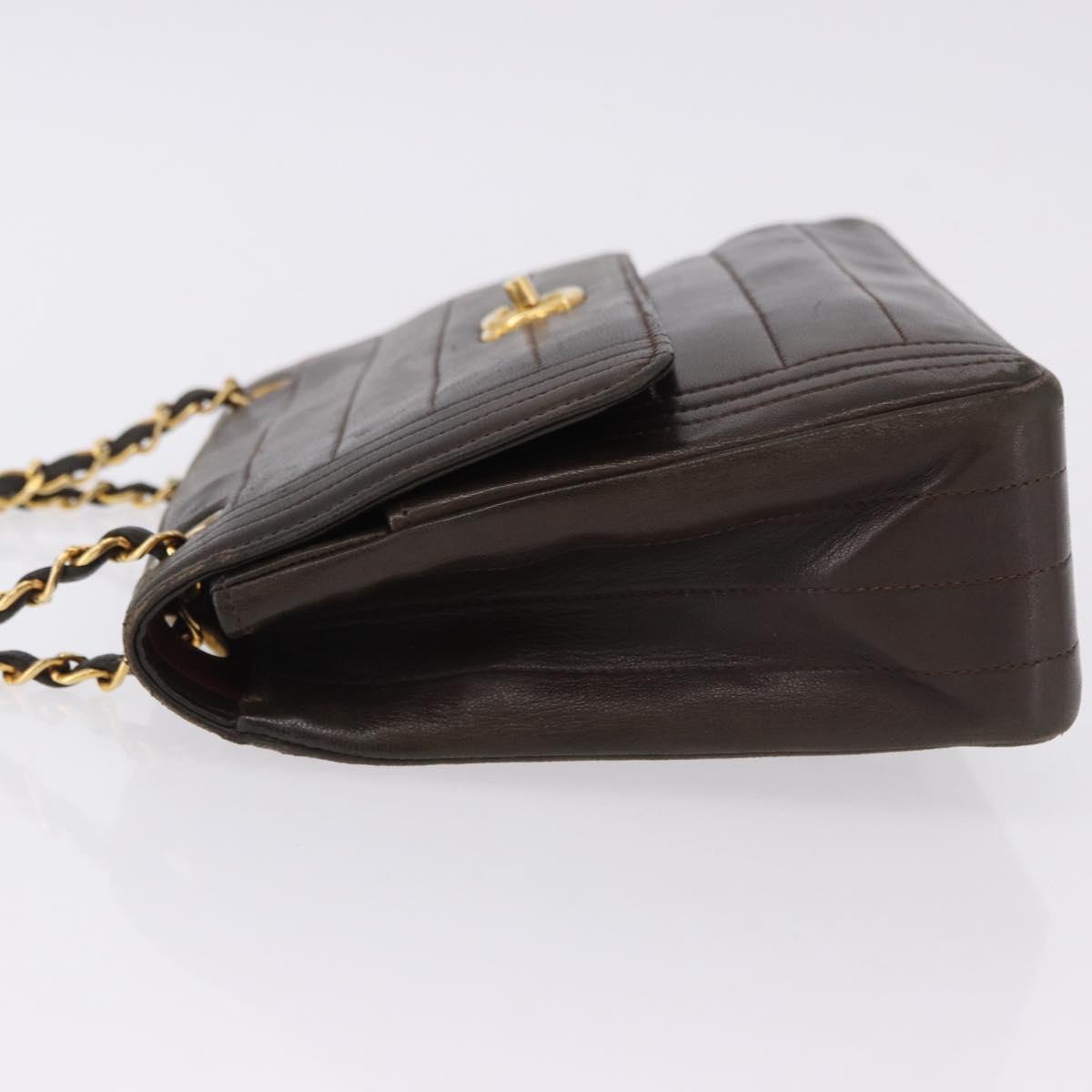 Chanel Brown Leather Flap