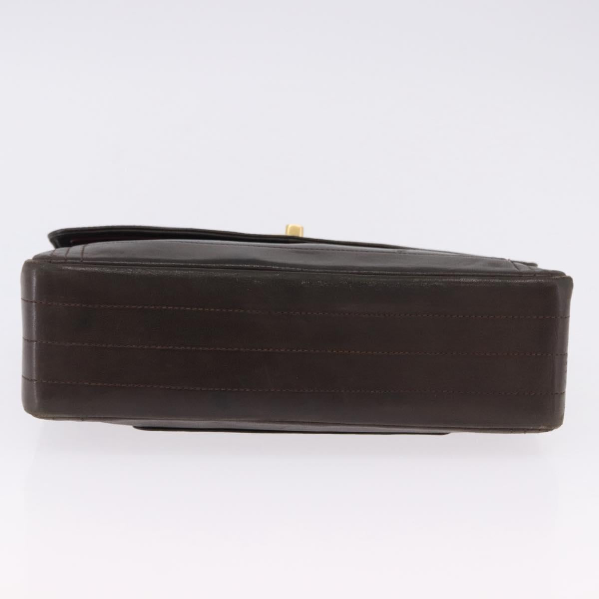 Chanel Brown Leather Flap