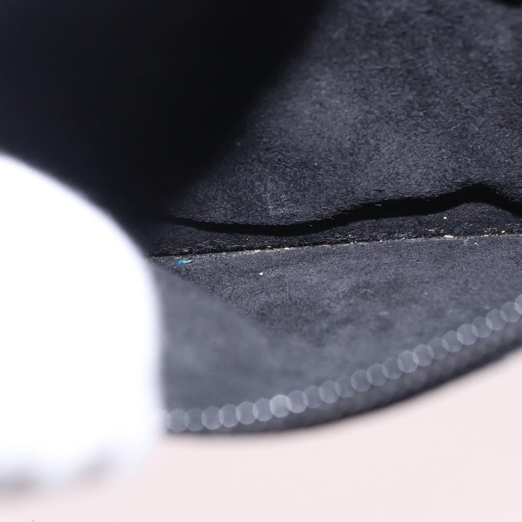 Gucci Black Leather Shoulder Bag with Silver Strap