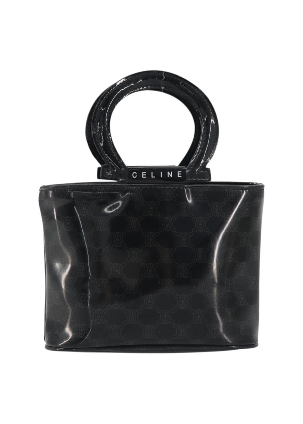 Celine Black Patent Mini Handbag