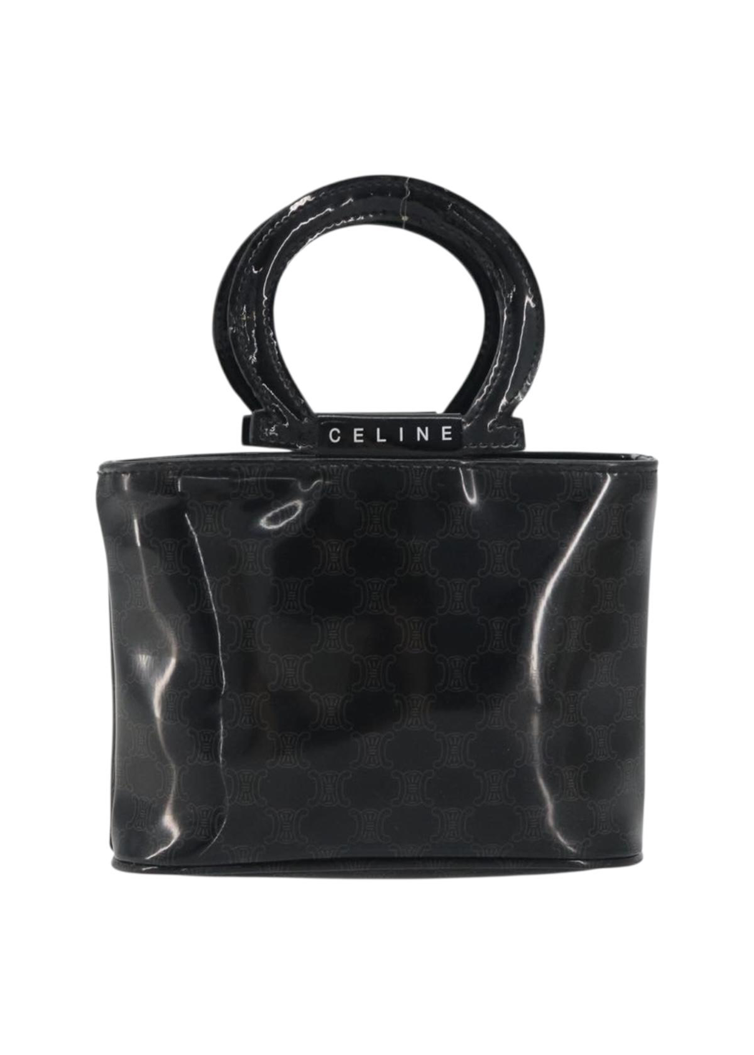Celine Black Patent Mini Handbag