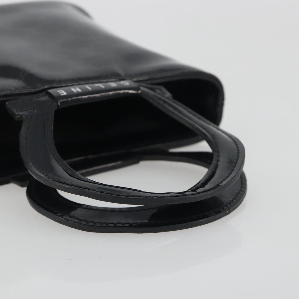 Celine Black Patent Mini Handbag