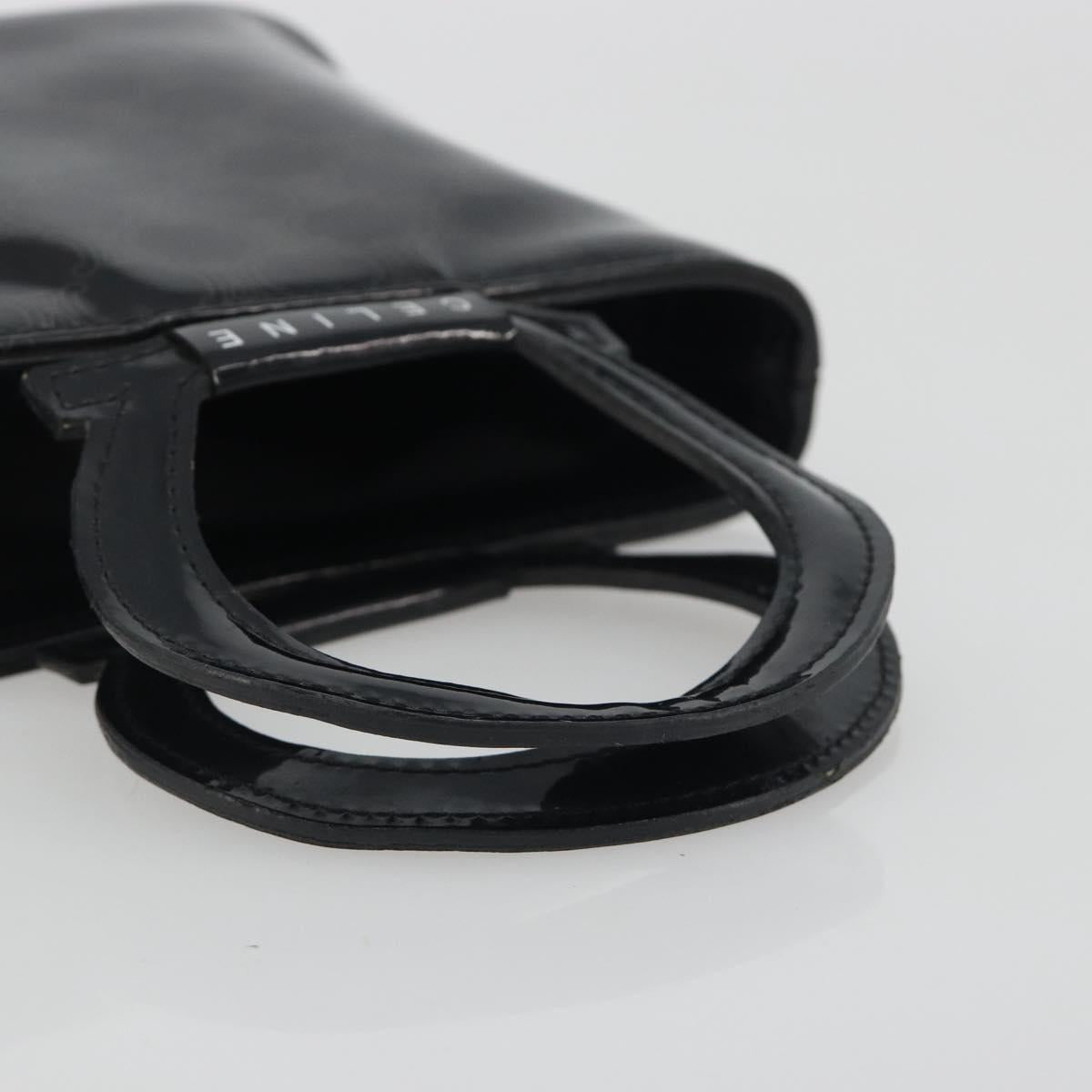 Celine Black Patent Mini Handbag