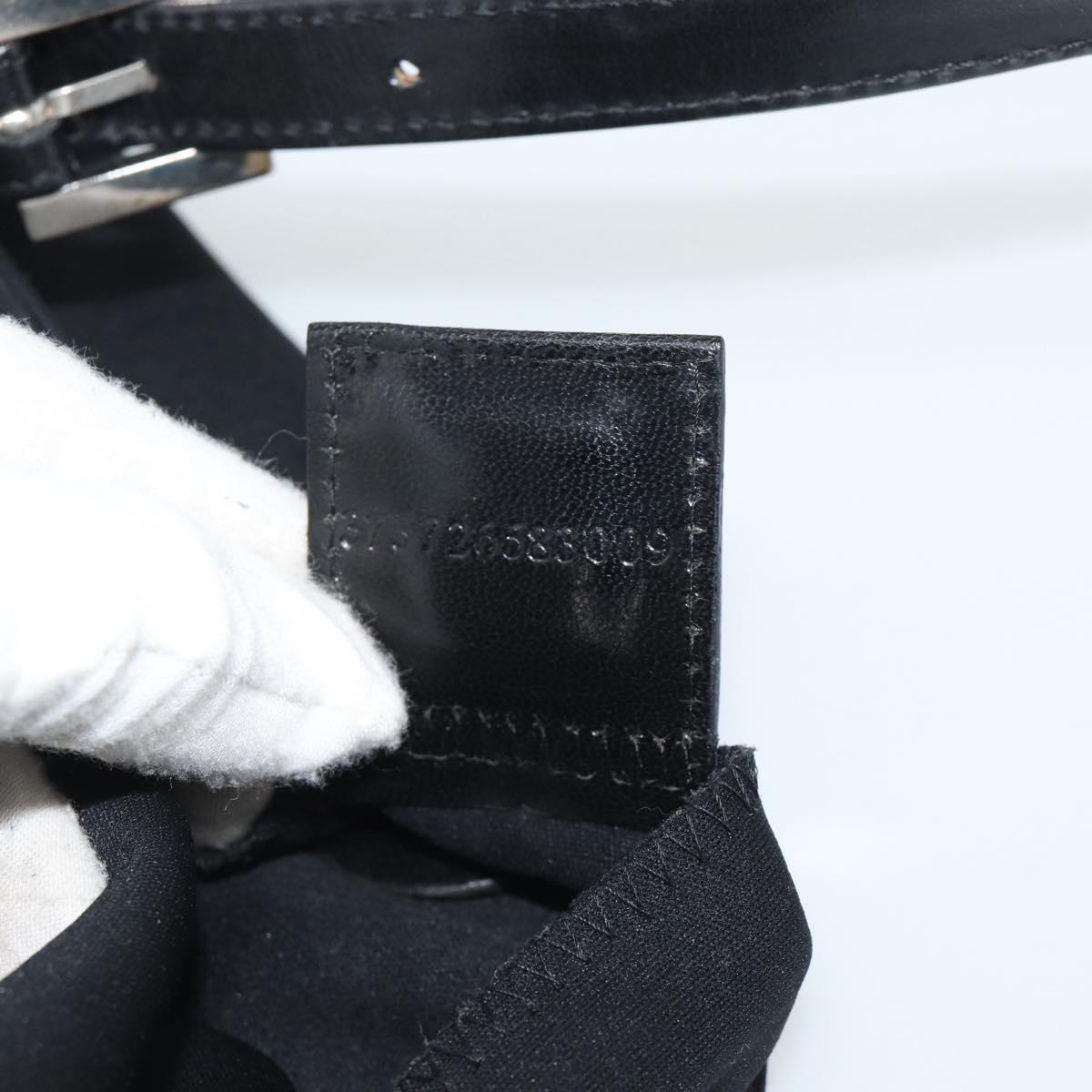 Fendi Black Two Strap Baguette