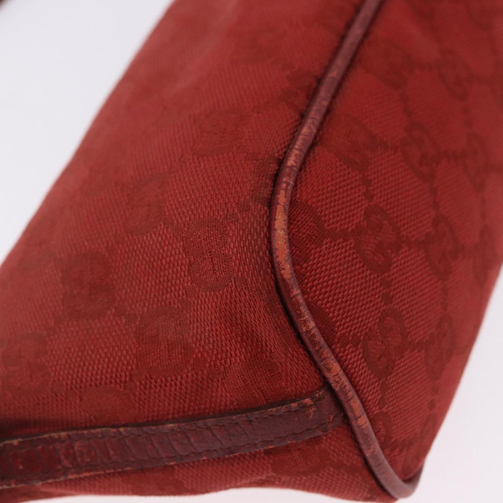 Gucci Red Monogram Boat Pochette