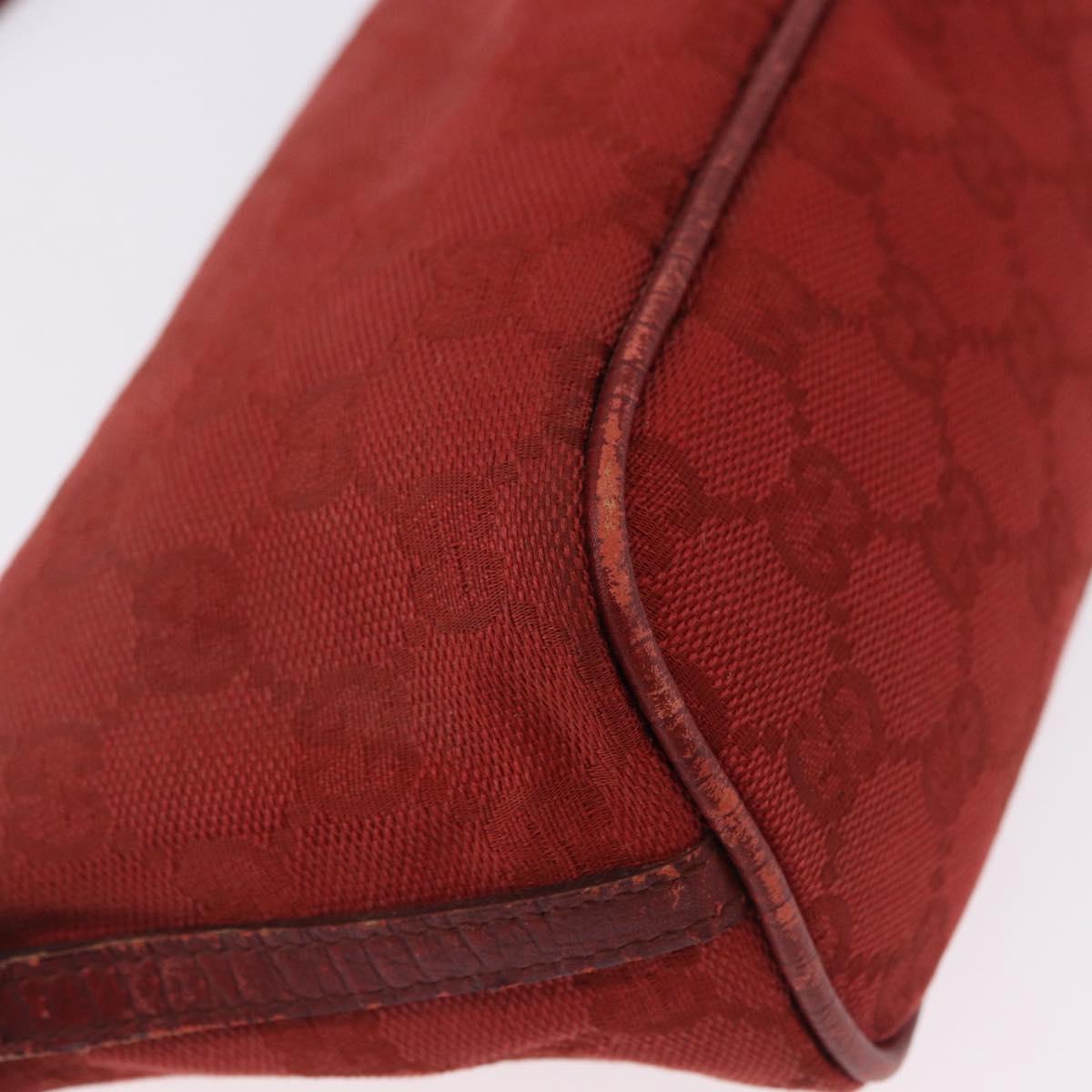 Gucci Red Monogram Boat Pochette