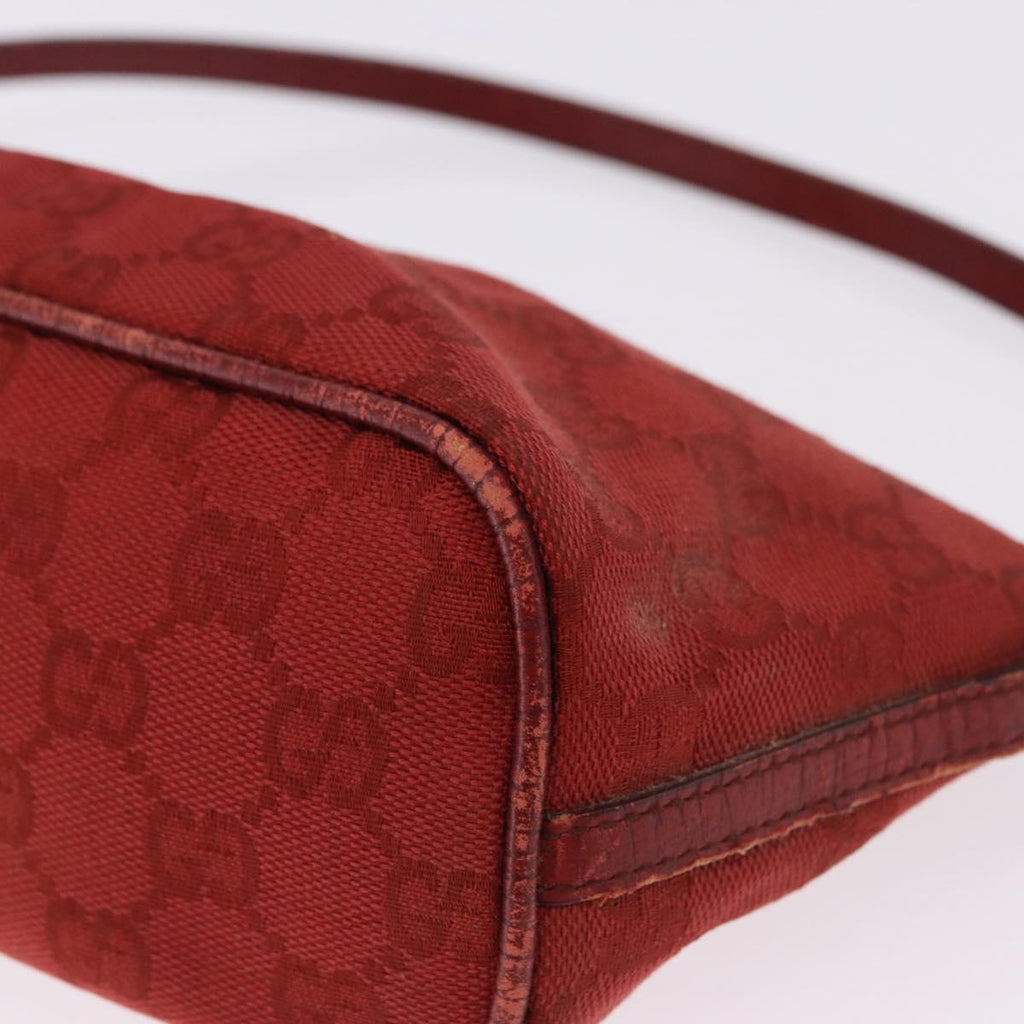 Gucci Red Monogram Boat Pochette