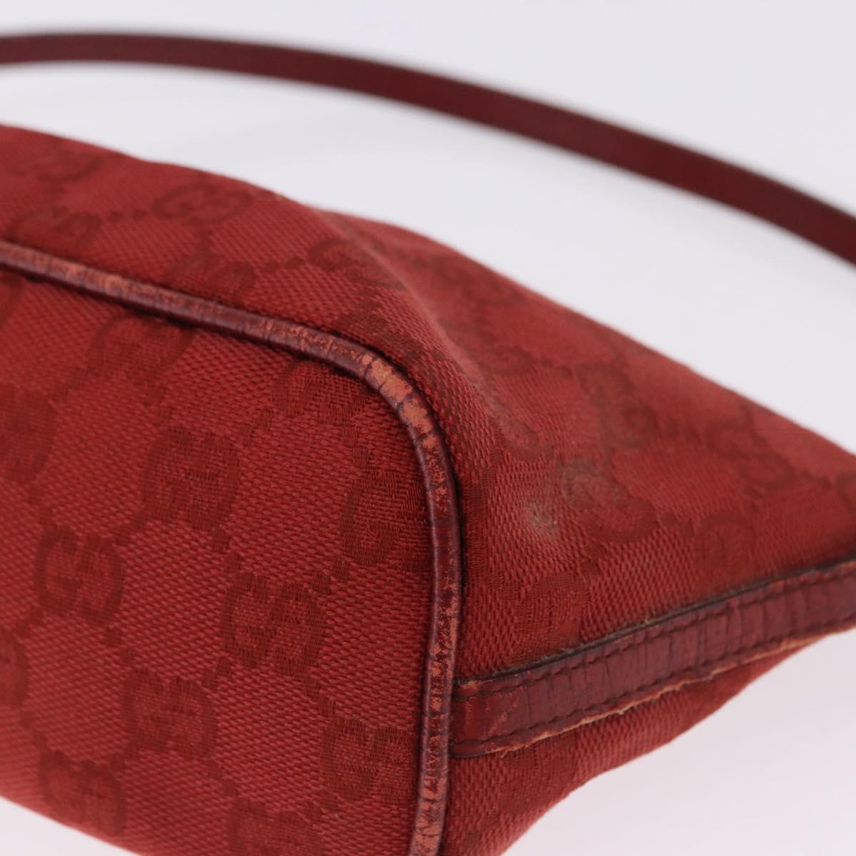 Gucci Red Monogram Boat Pochette