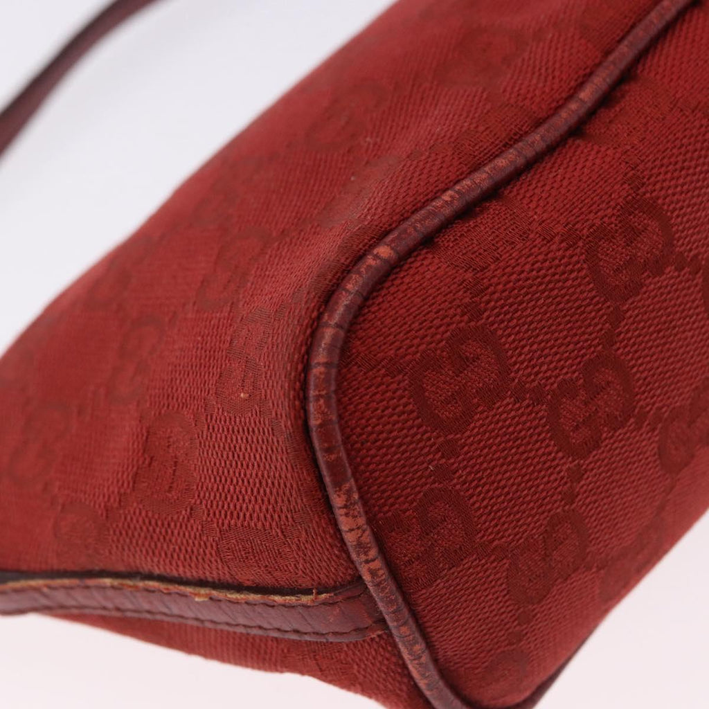 Gucci Red Monogram Boat Pochette