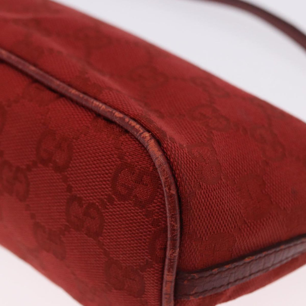 Gucci Red Monogram Boat Pochette