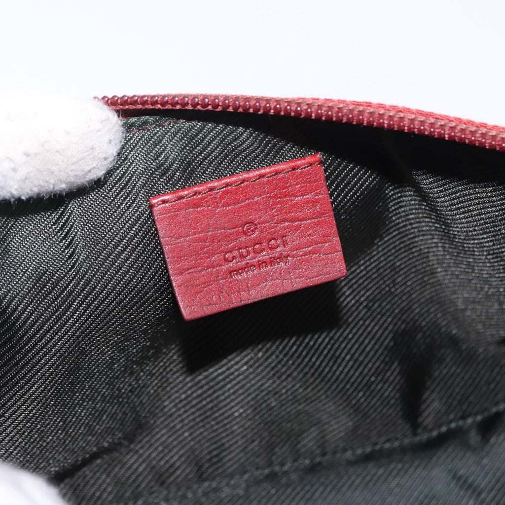 Gucci Red Monogram Boat Pochette