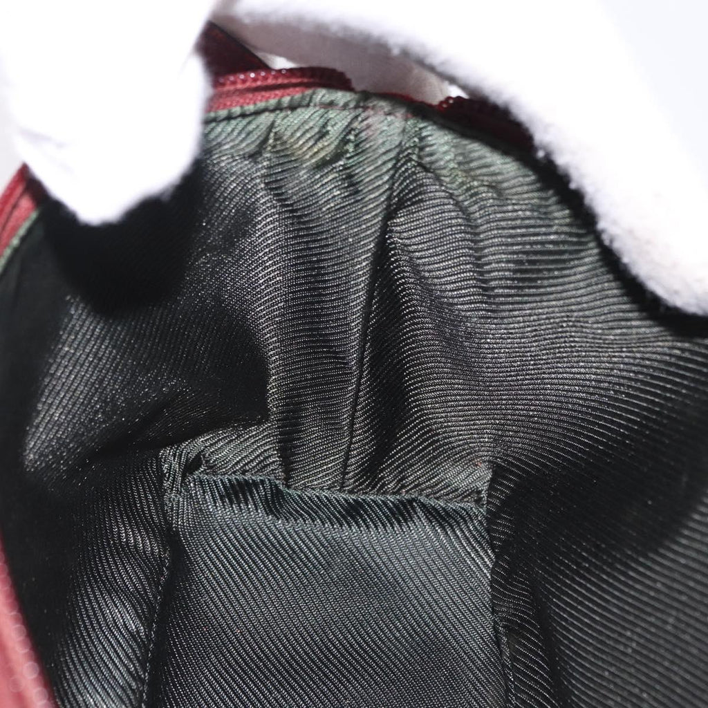 Gucci Red Monogram Boat Pochette