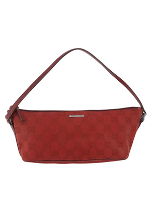 Gucci Red Monogram Boat Pochette