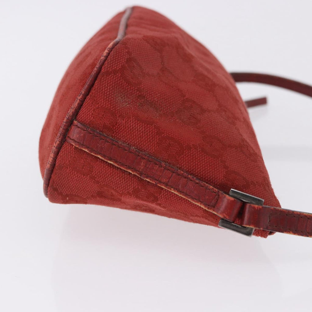 Gucci Red Monogram Boat Pochette