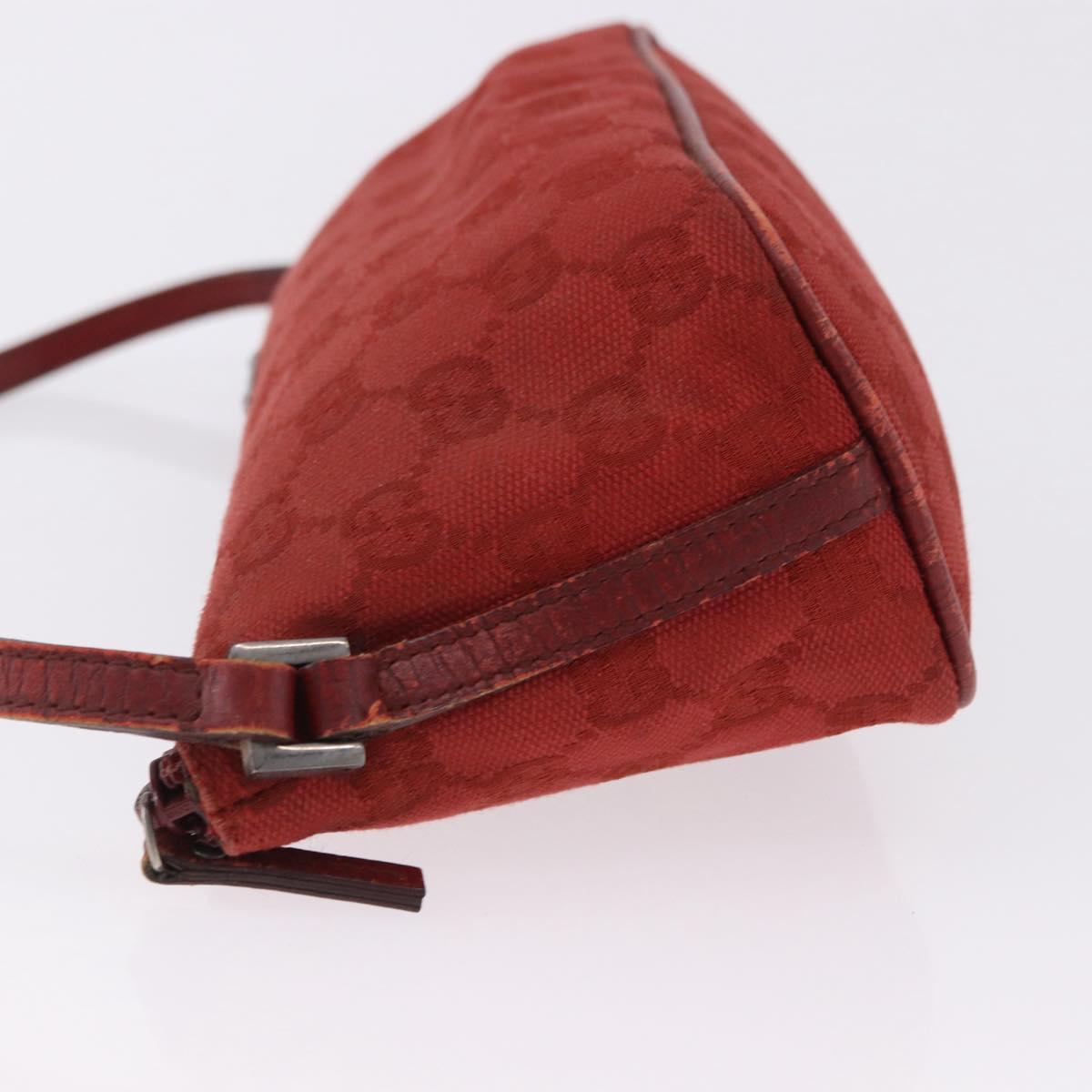 Gucci Red Monogram Boat Pochette
