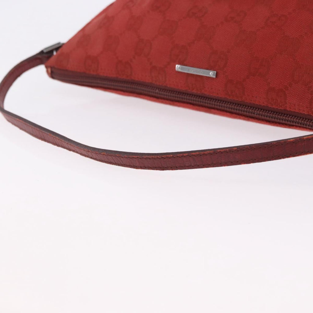 Gucci Red Monogram Boat Pochette