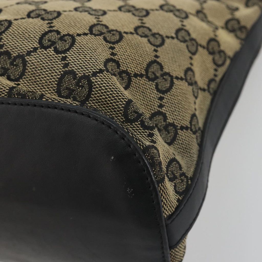 Gucci Navy Monogram Bucket Tote