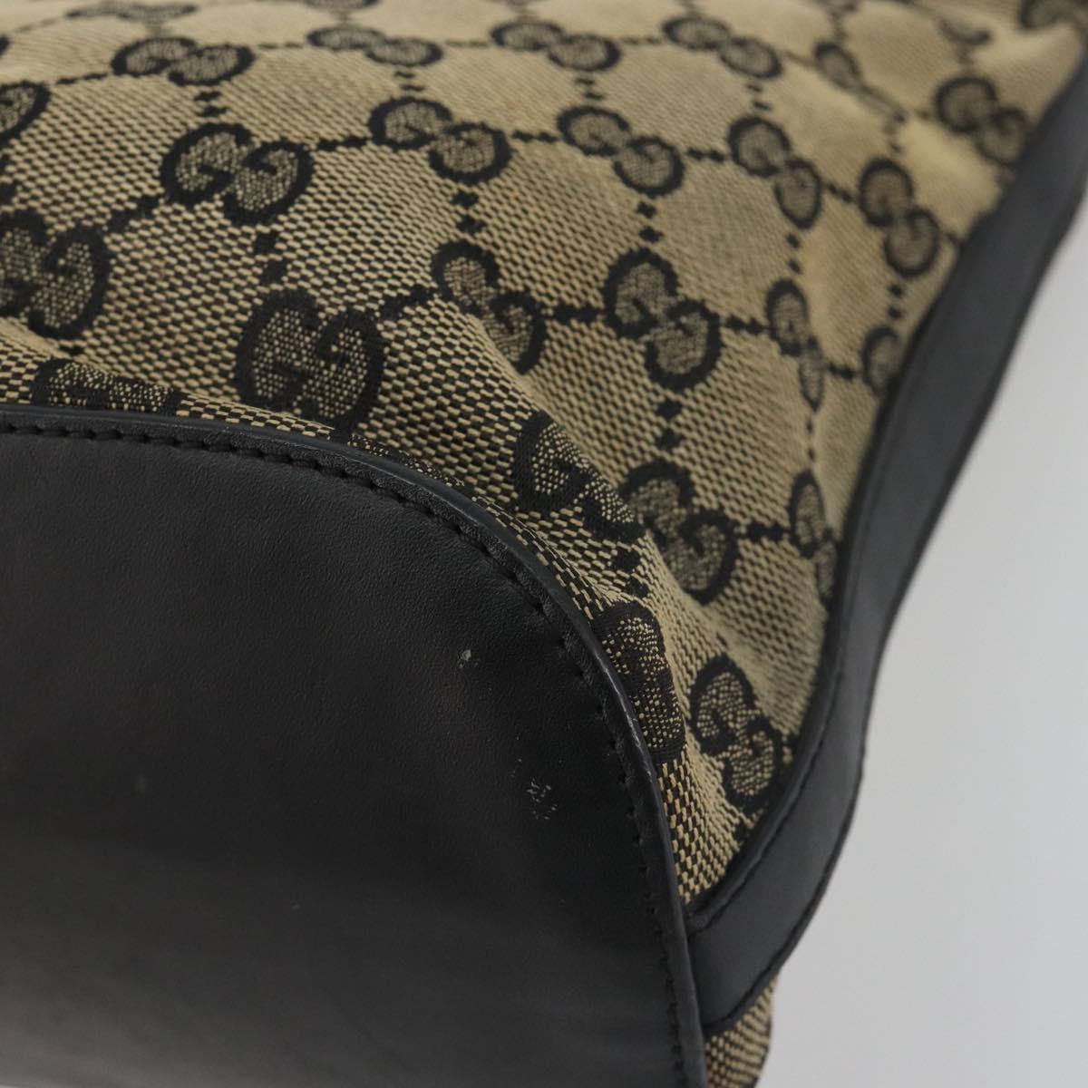 Gucci Navy Monogram Bucket Tote