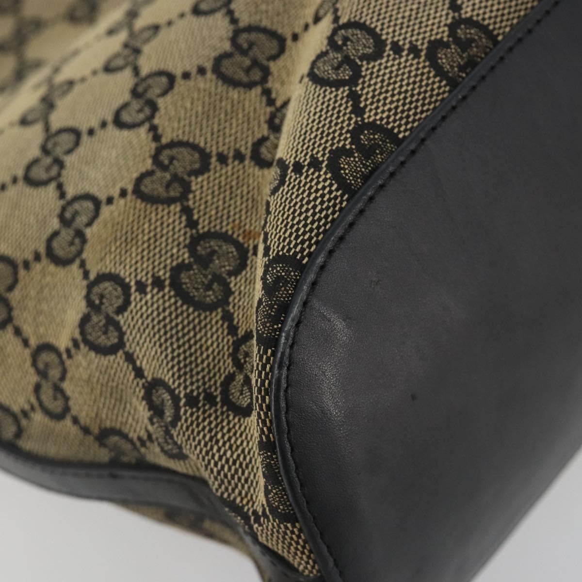 Gucci Navy Monogram Bucket Tote