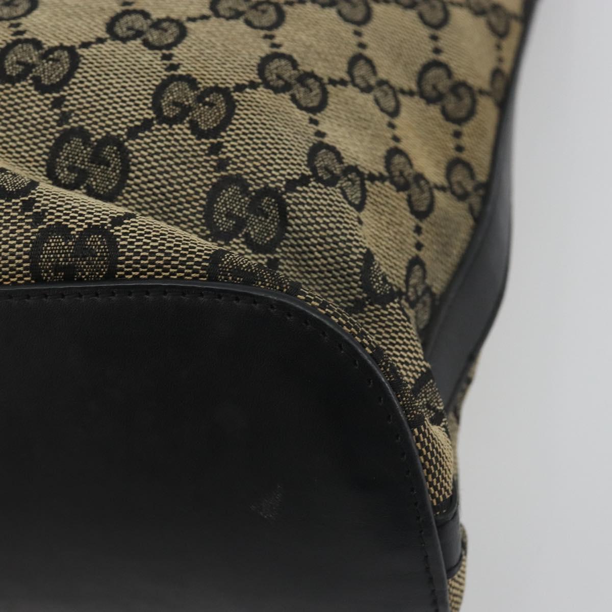 Gucci Navy Monogram Bucket Tote
