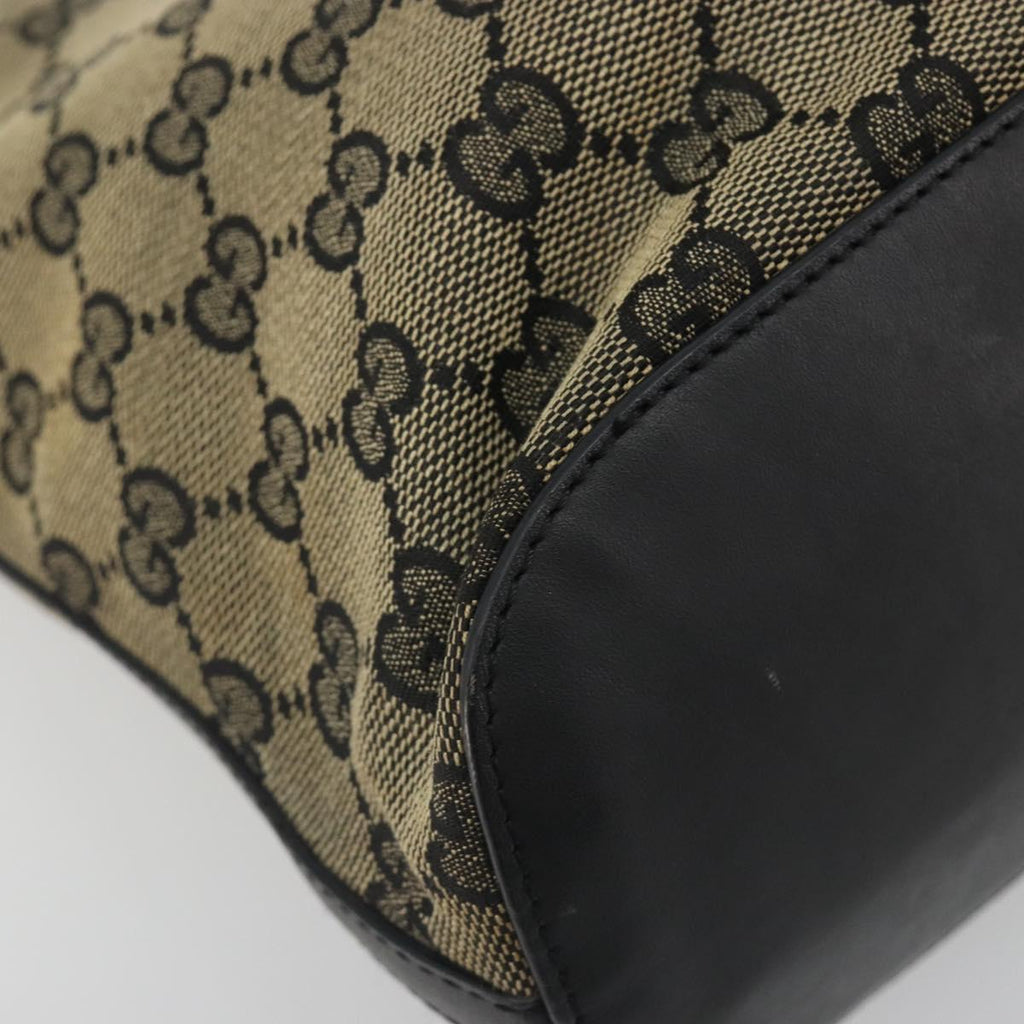 Gucci Navy Monogram Bucket Tote