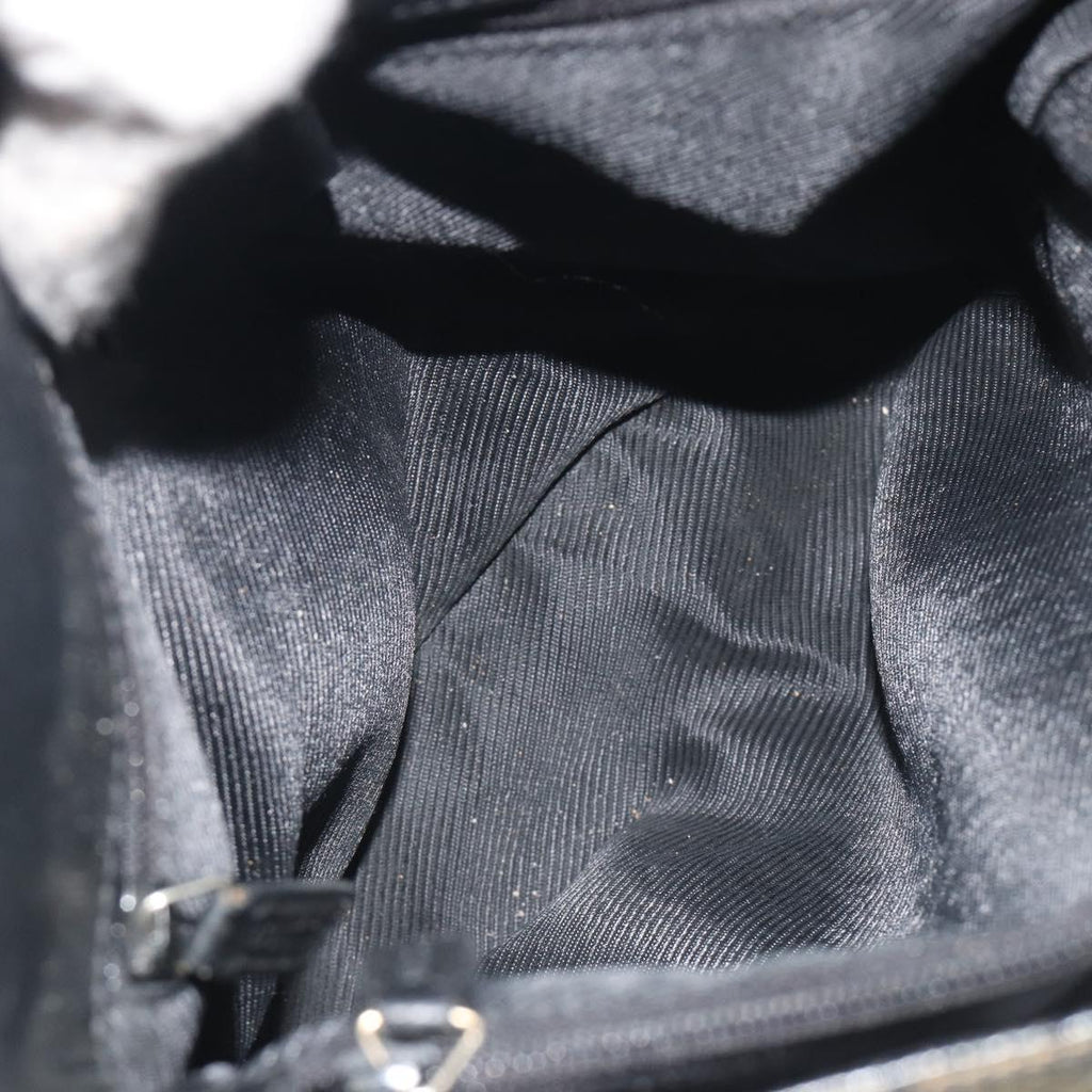 Gucci Navy Monogram Bucket Tote