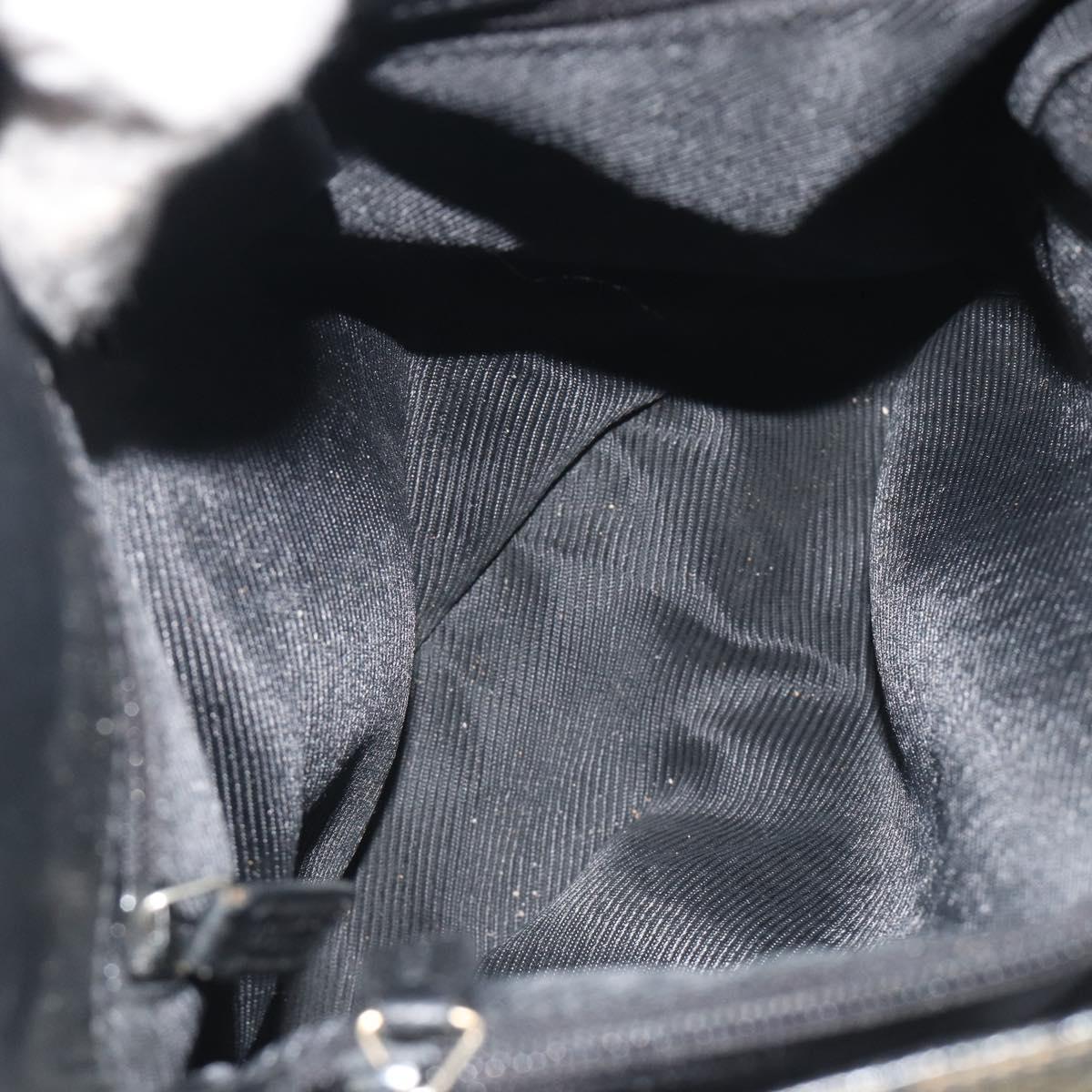 Gucci Navy Monogram Bucket Tote
