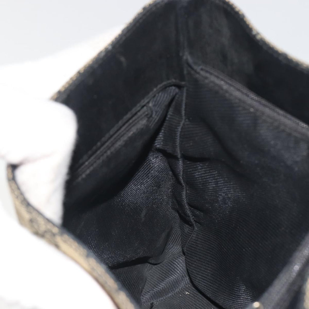 Gucci Navy Monogram Bucket Tote