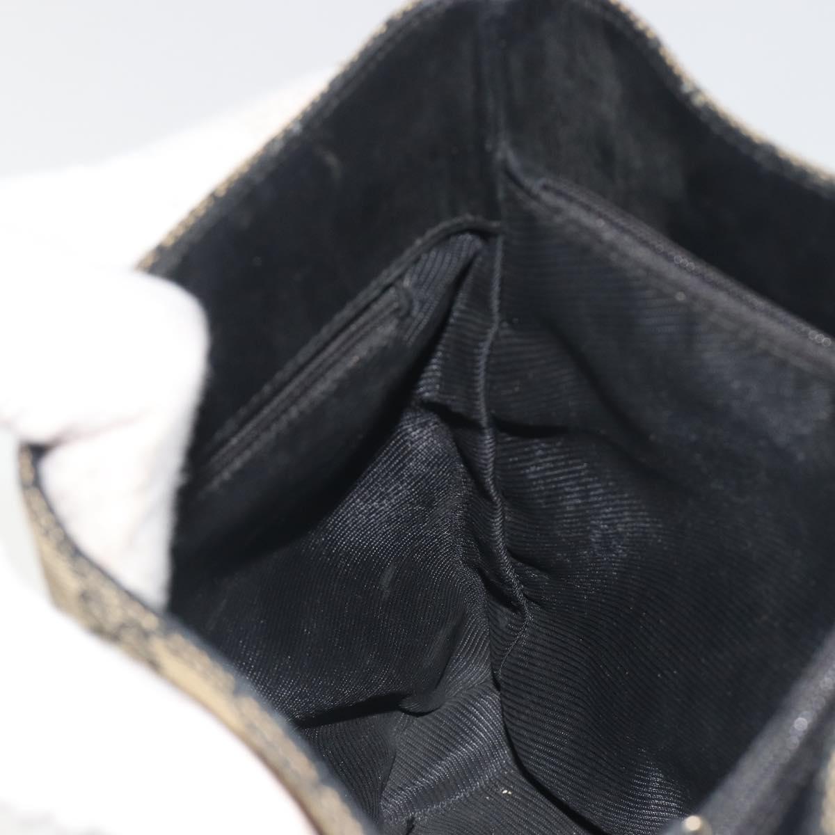 Gucci Navy Monogram Bucket Tote