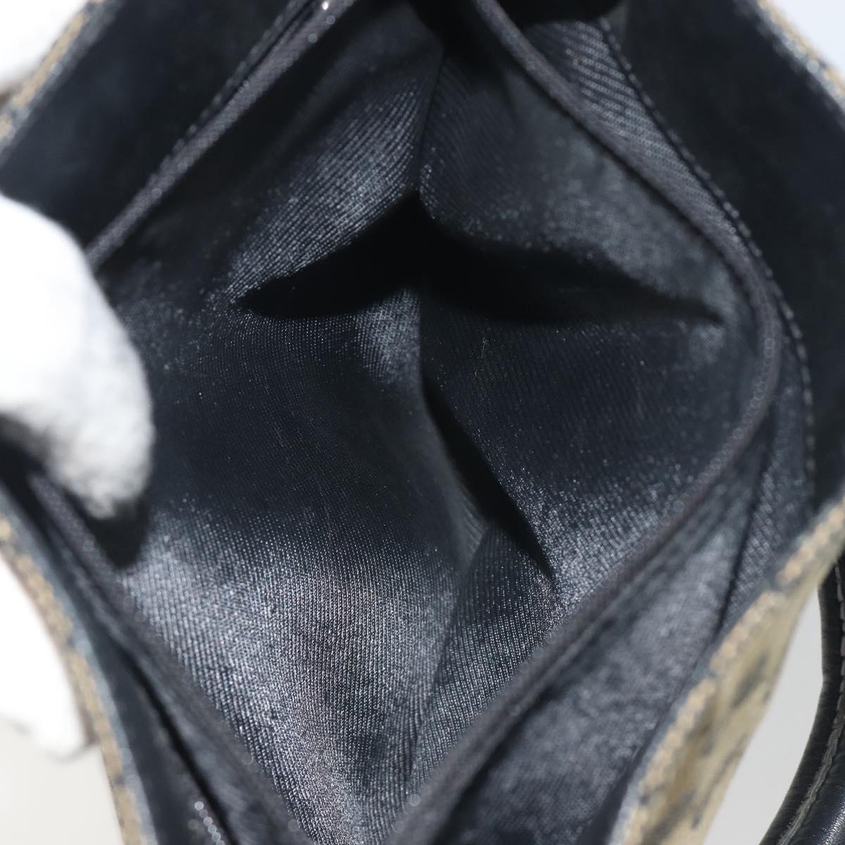 Gucci Navy Monogram Bucket Tote