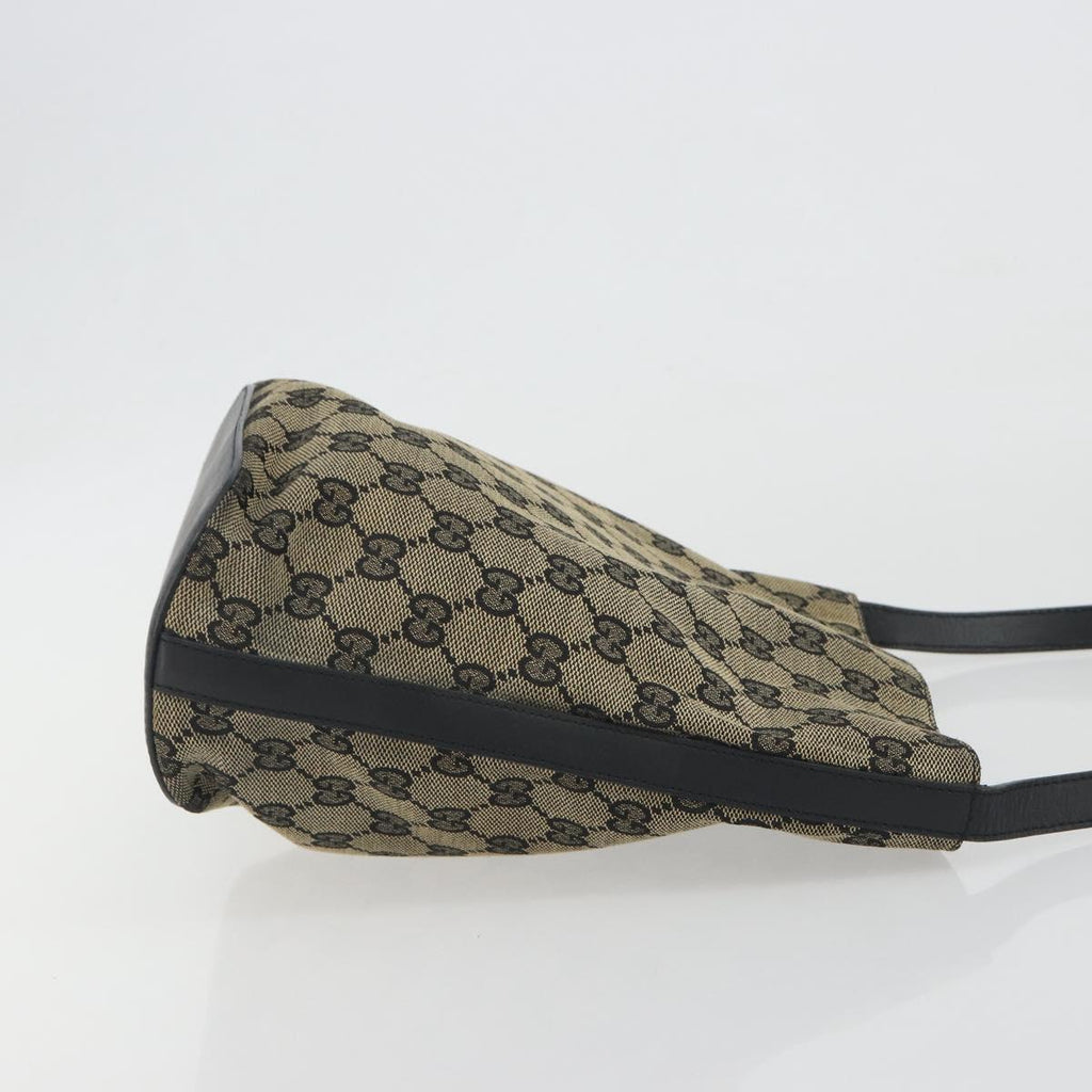 Gucci Navy Monogram Bucket Tote