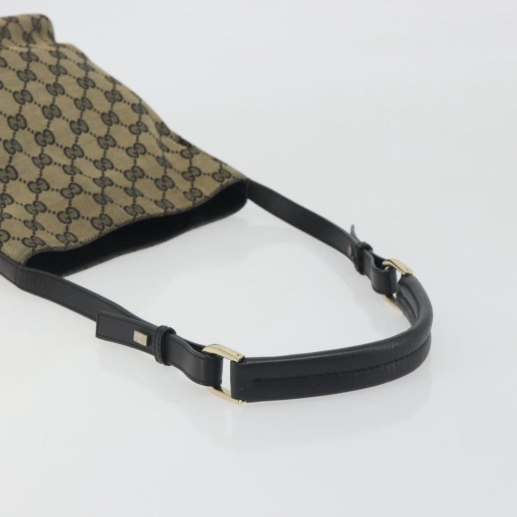 Gucci Navy Monogram Bucket Tote