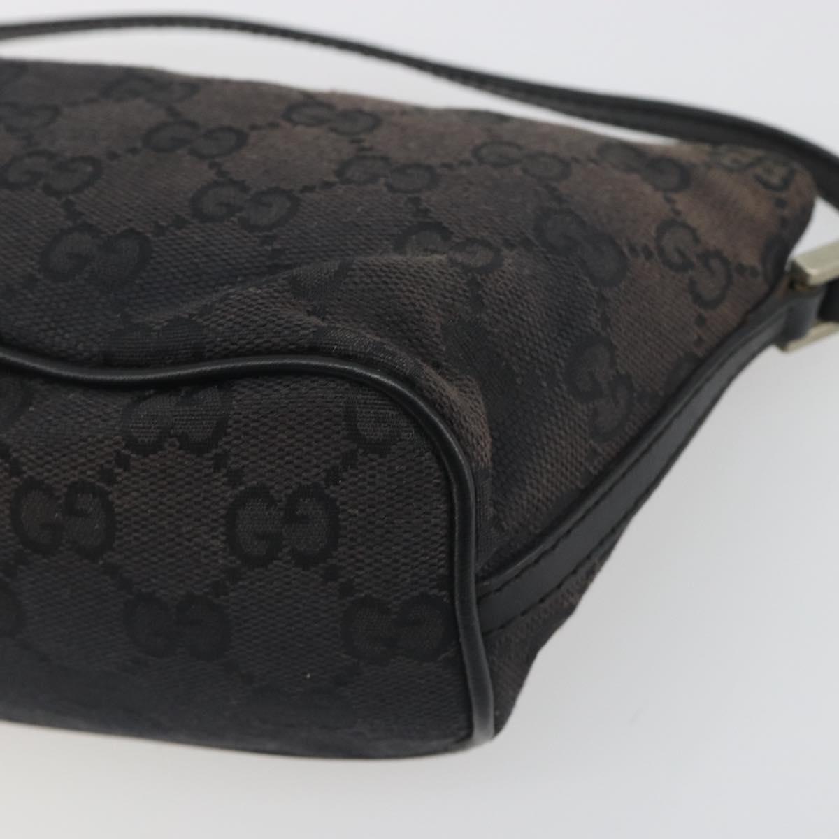 Gucci Black Monogram Boat Pochette