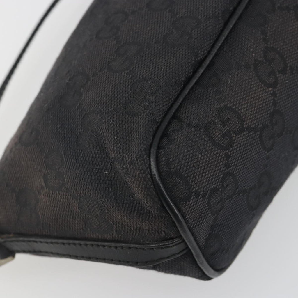 Gucci Black Monogram Boat Pochette