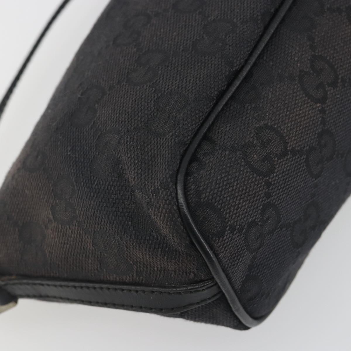 Gucci Black Monogram Boat Pochette