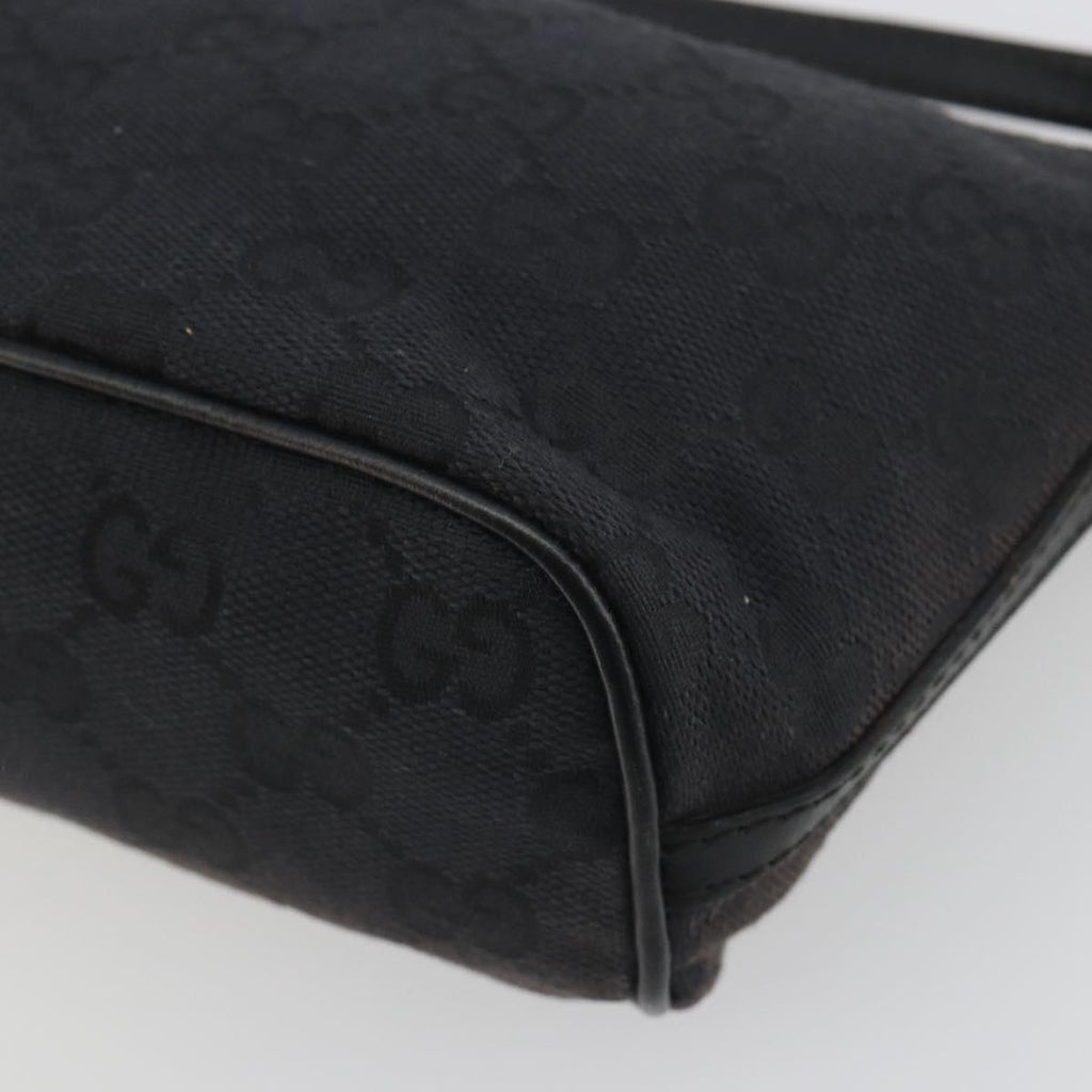 Gucci Black Monogram Boat Pochette